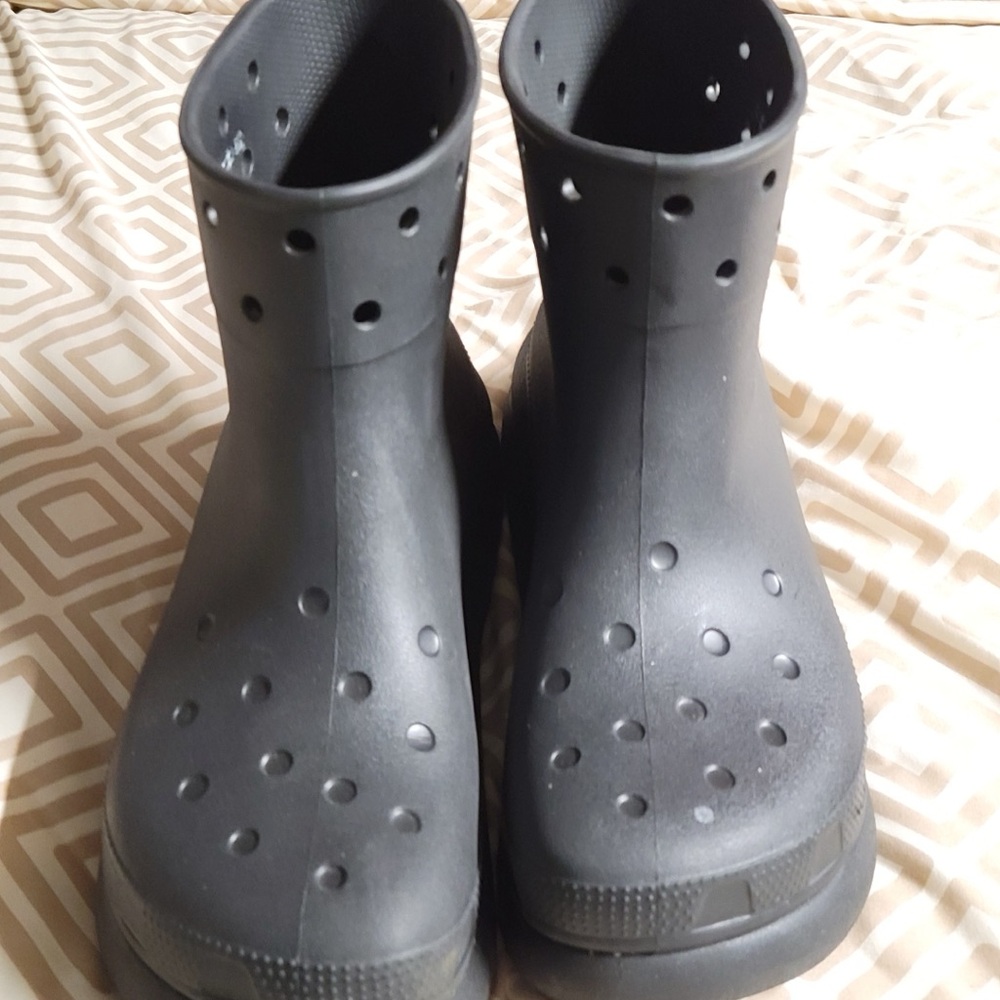 CROCS Black rainboots